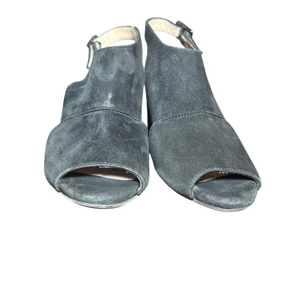 Carvela Black Suede Open-Toe Heel Sandals - Size 7 - Picture 3 of 12